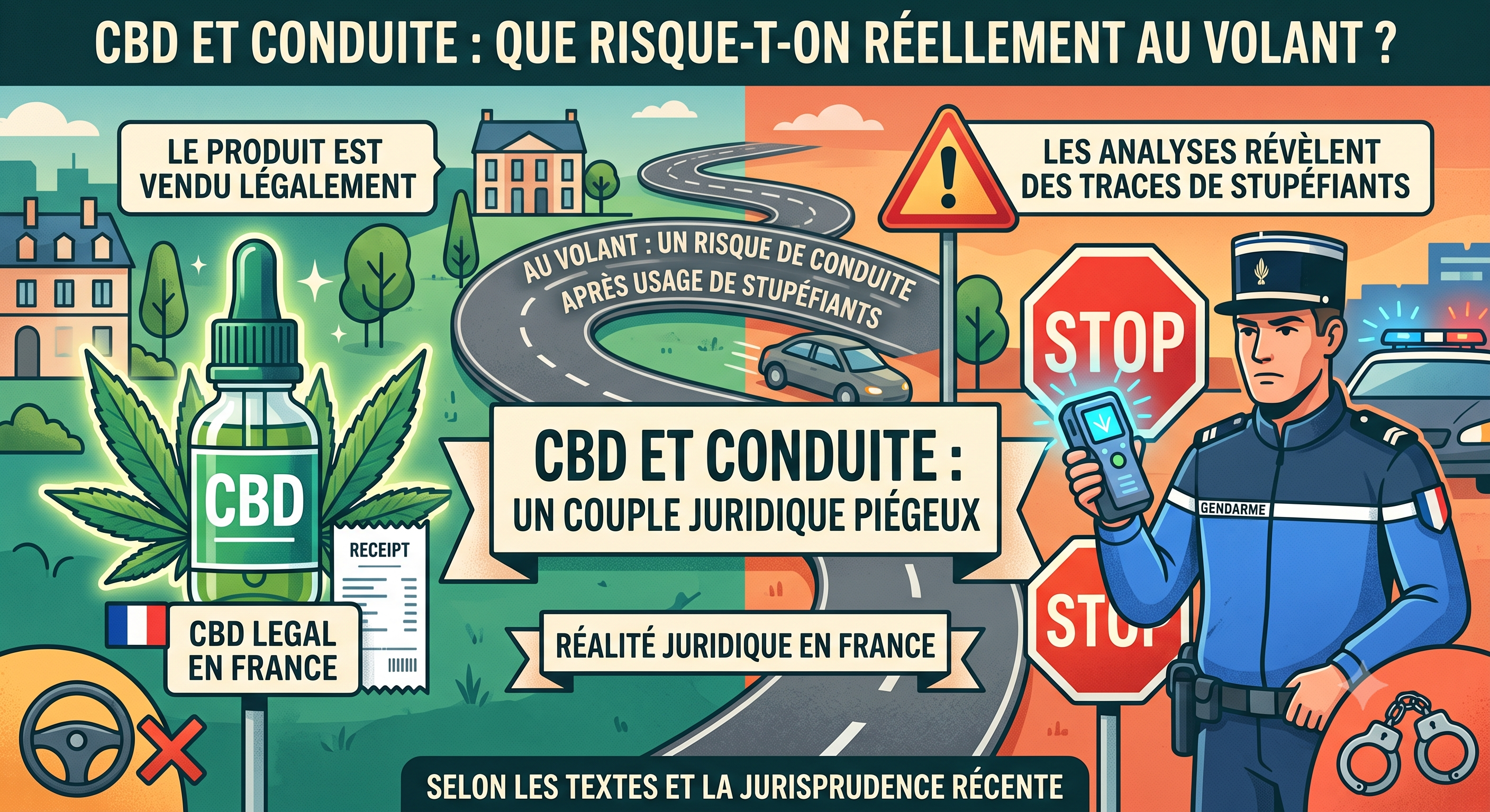 CBD et conduite : que risque-t-on réellement ?